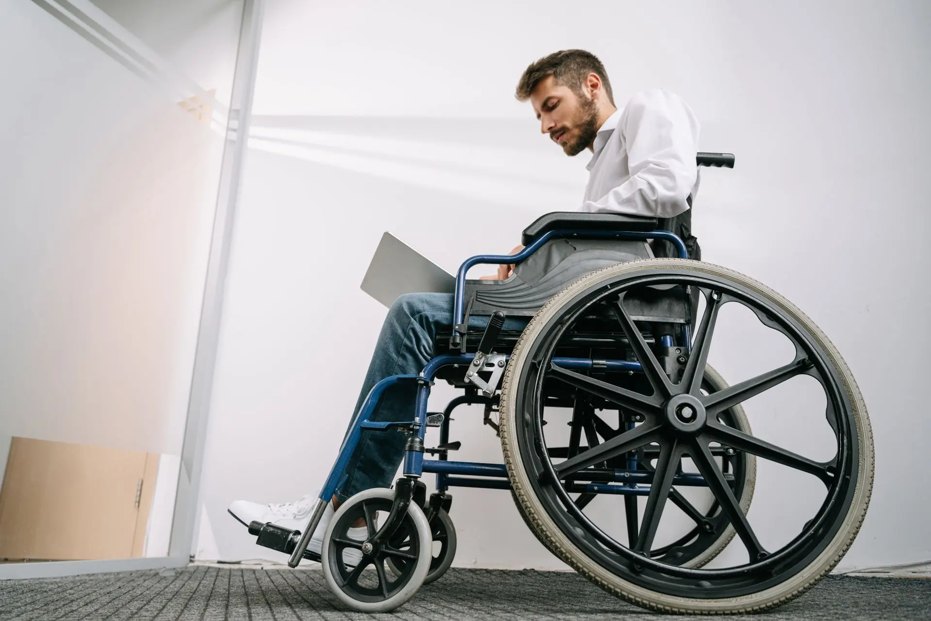 man sitting on chair